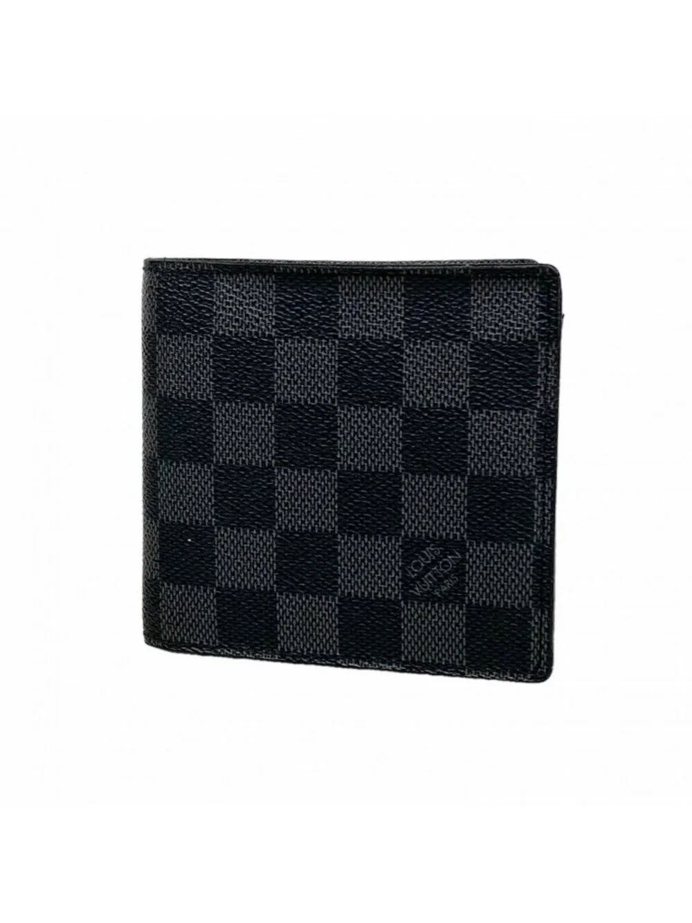 Louis Vuitton Wallet Damier Graphite Portefeuille Marco Black Gray
